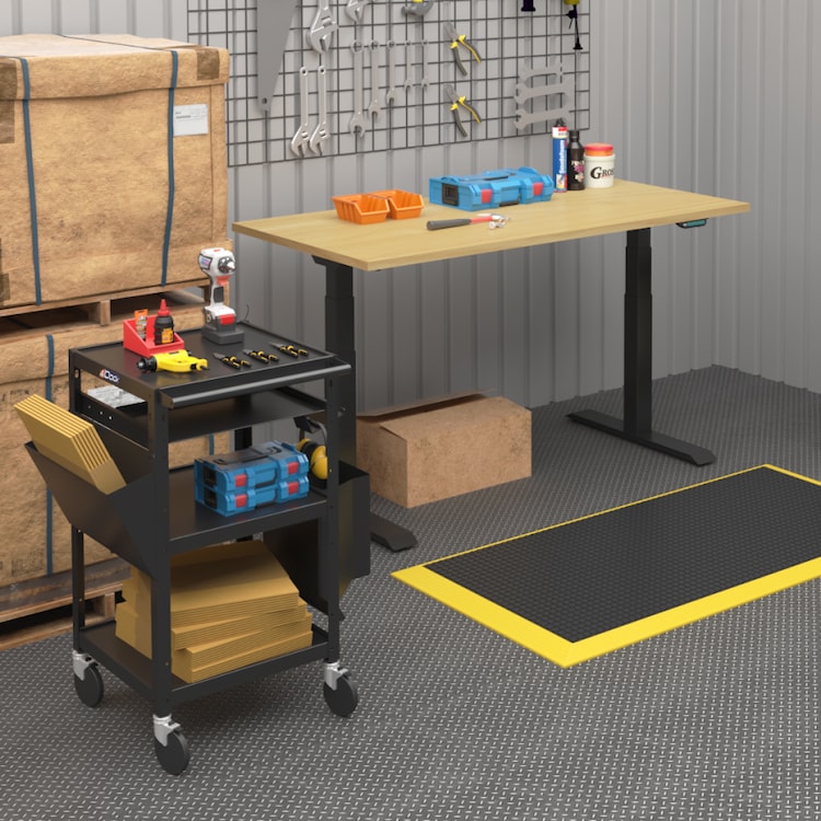 Mobile Workstation Cart in Stock | 4Dock
